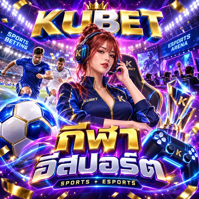 ภาพประกอบหมวดกีฬาและอีสปอร์ต KUBET